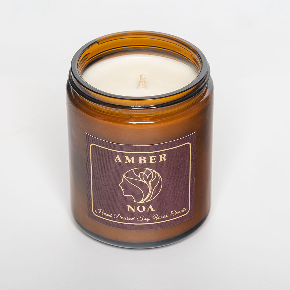 Amber Scented All Natural Soy Wax Candle
