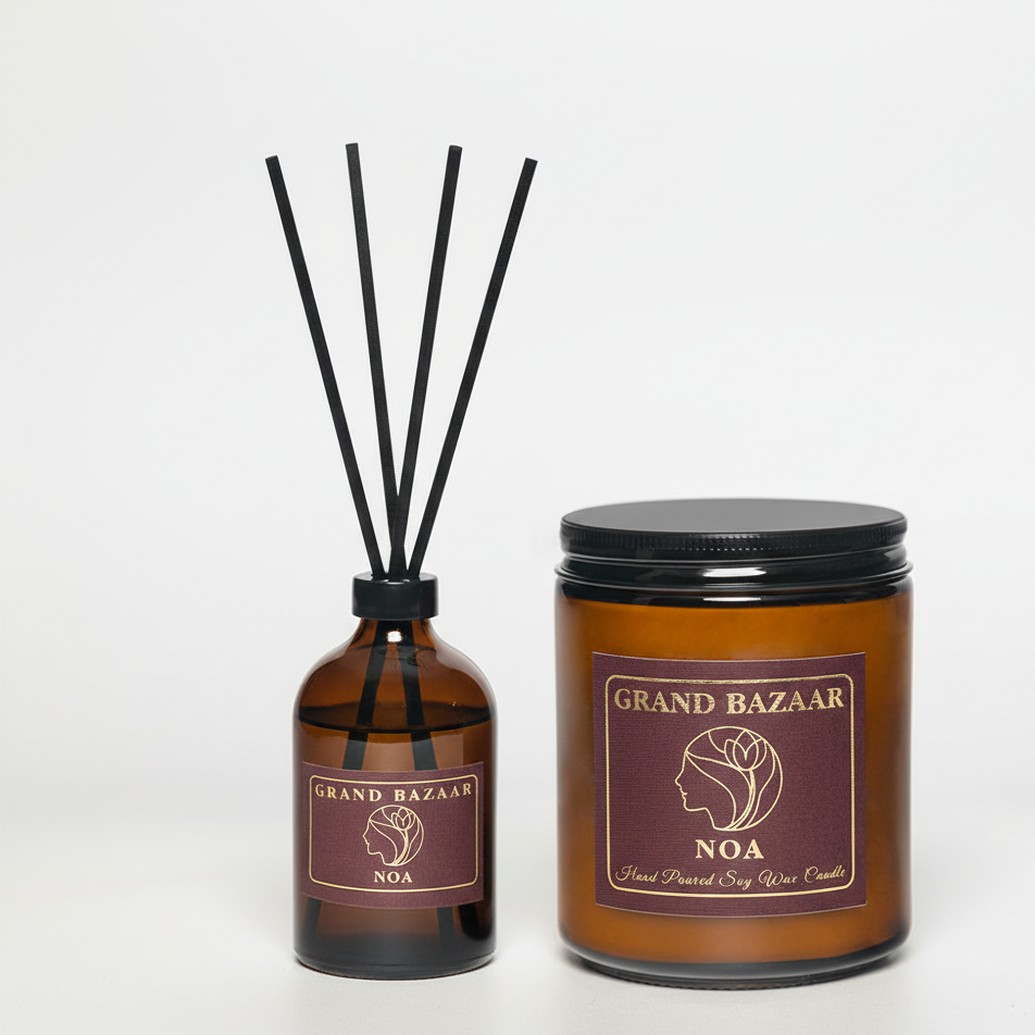 Grand Bazaar Scented Candle & Reed Diffuser Set