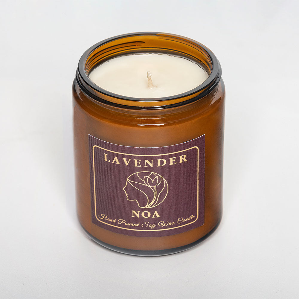 Lavender Scented All Natural Soy Wax Candle
