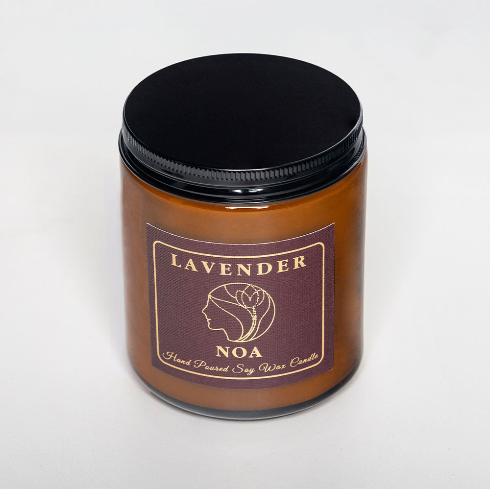 Lavender Scented All Natural Soy Wax Candle