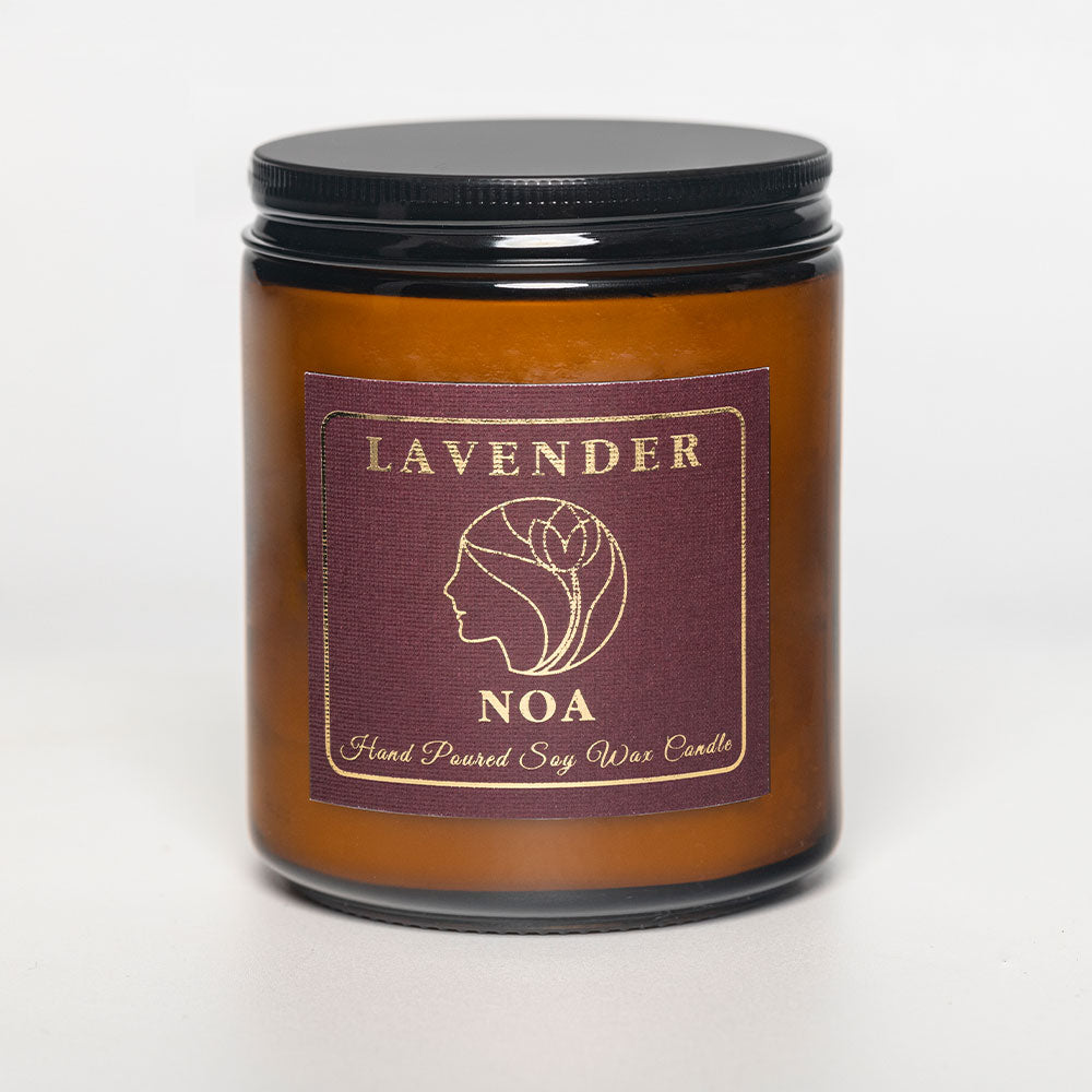 Lavender Scented All Natural Soy Wax Candle