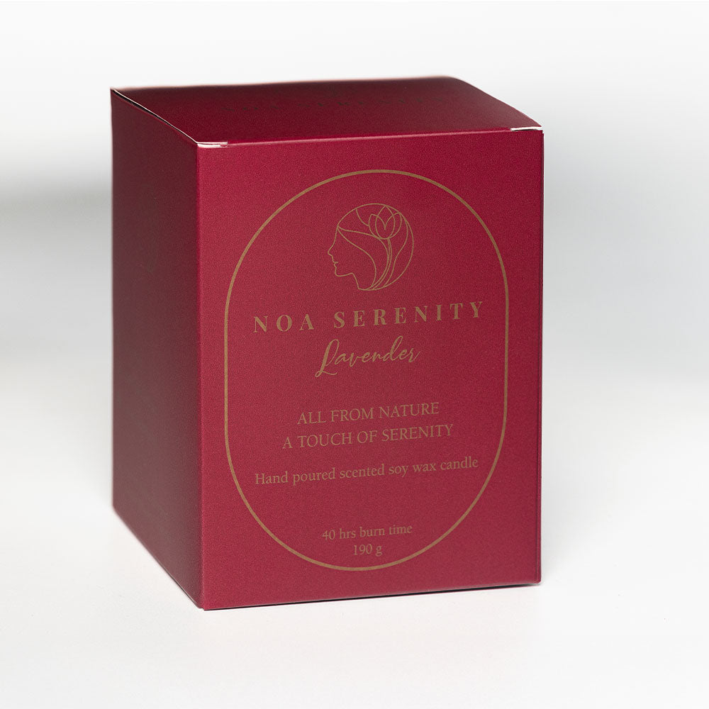 Lavender Scented All Natural Soy Wax Candle