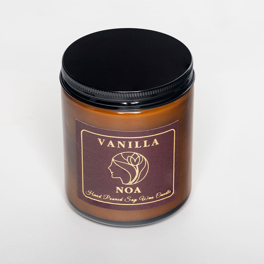 Vanilla Scented All Natural Soy Wax Candle