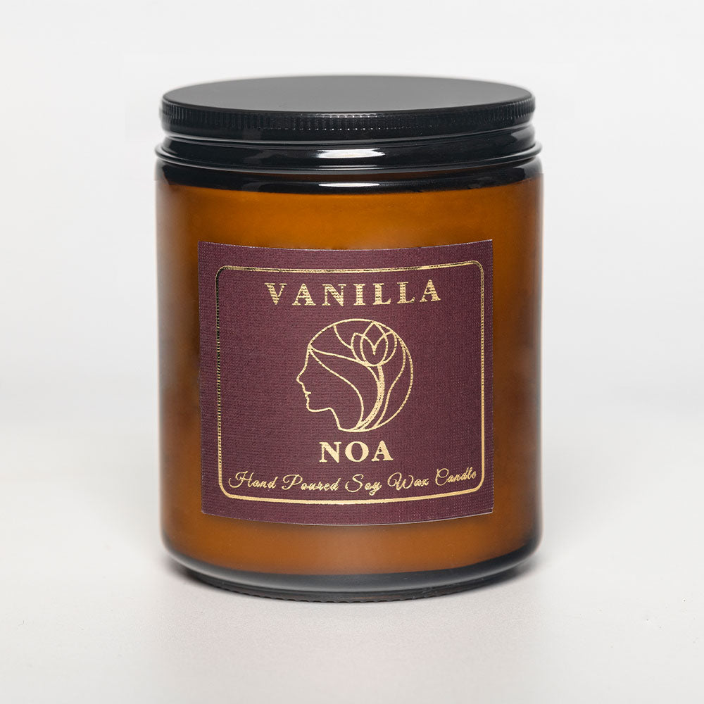 Vanilla Scented All Natural Soy Wax Candle